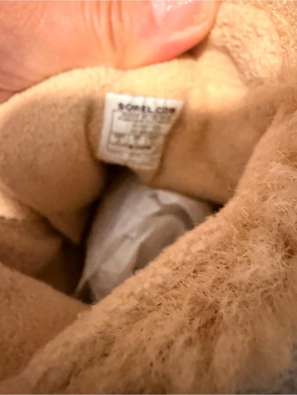 Kids Sorel Cozy Shearling Lace-Up Winter Boots - Camel